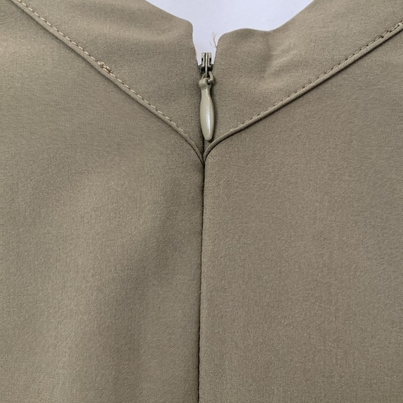 Women’s Calvin Klein Olive Green Sleeveless Dress Size 8 EUC - Picture 5 of 8